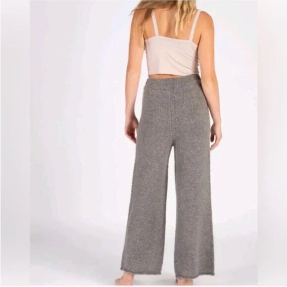 Natural Life Cozy Knit Boucle Gray Pull On sweatpants soft Wide Pants PJ Lounge - Picture 5 of 5